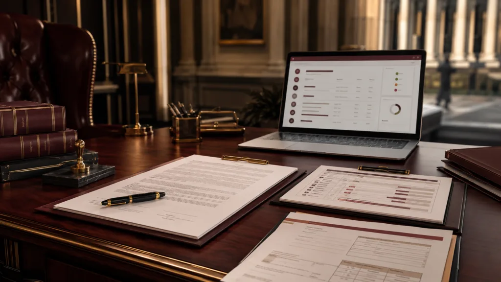 Atraso de Pagamento em Contrato Público: o prazo que nunca começa Atraso de pagamento em contrato público representado por contrato administrativo, nota fiscal e documentos de medição.